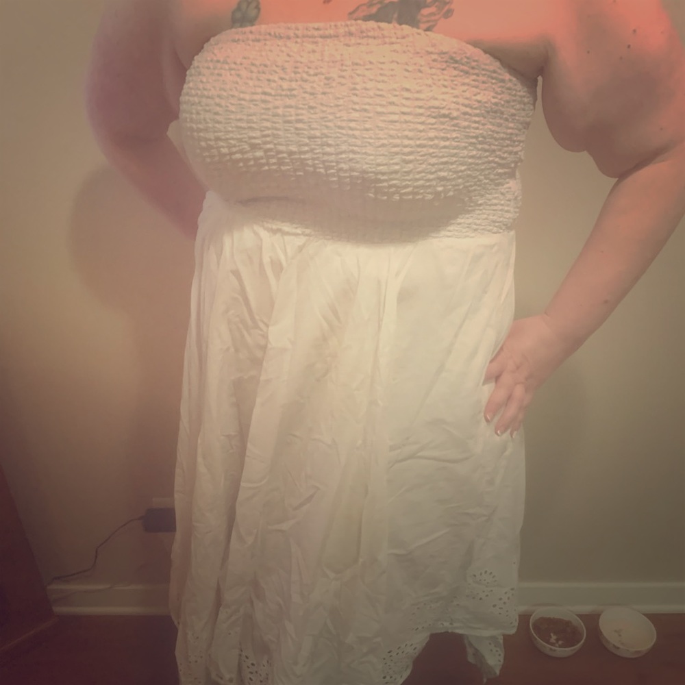 White dress
